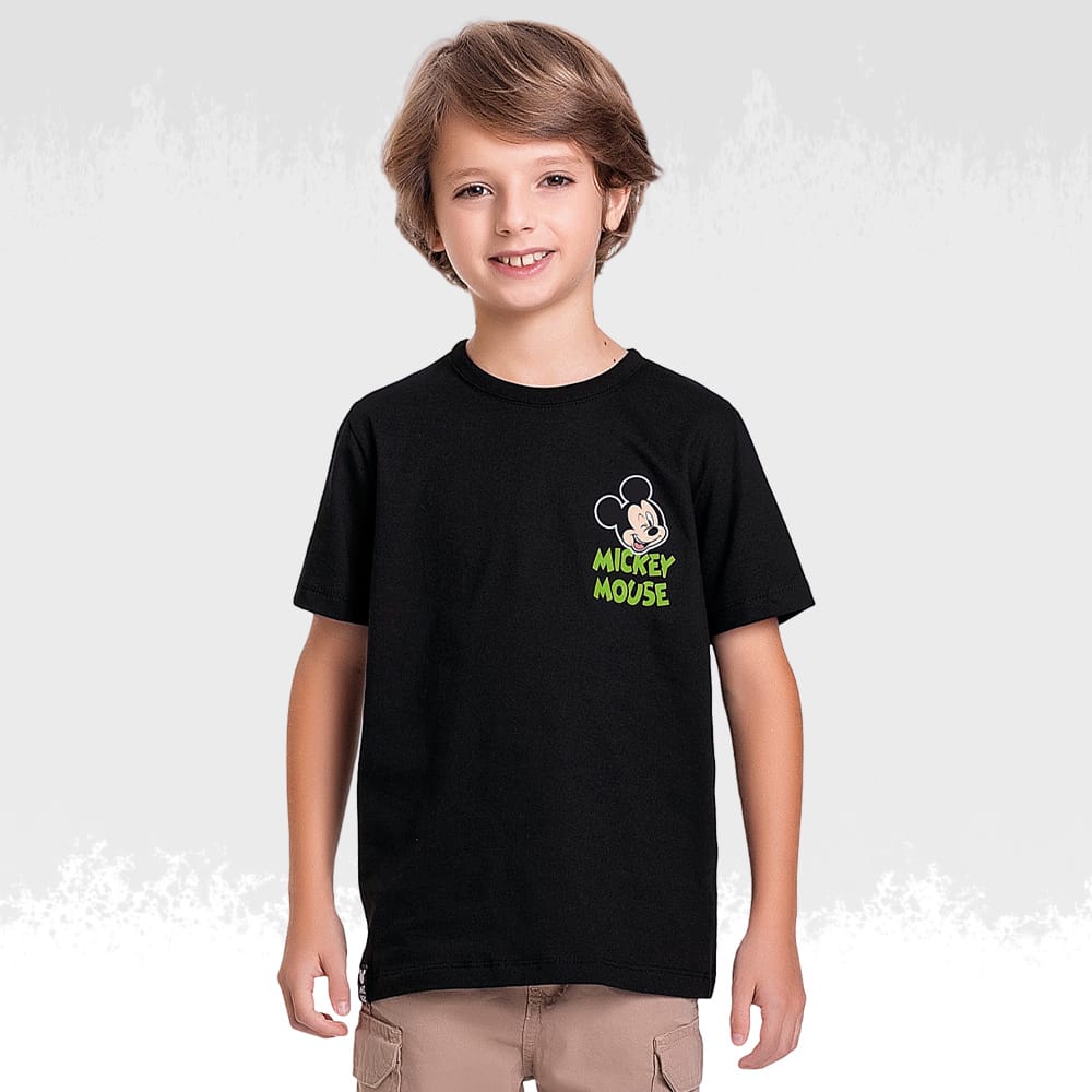 Remera Mickey Negro