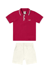 Conjunto Rojo Blanco CLRT