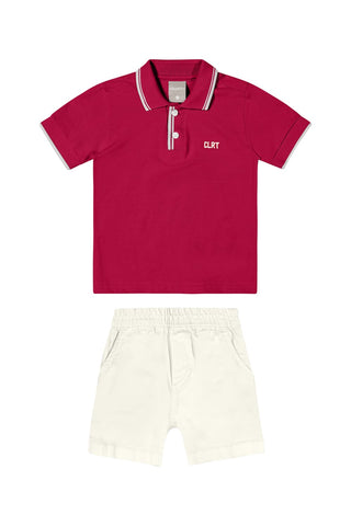 Conjunto Rojo Blanco CLRT