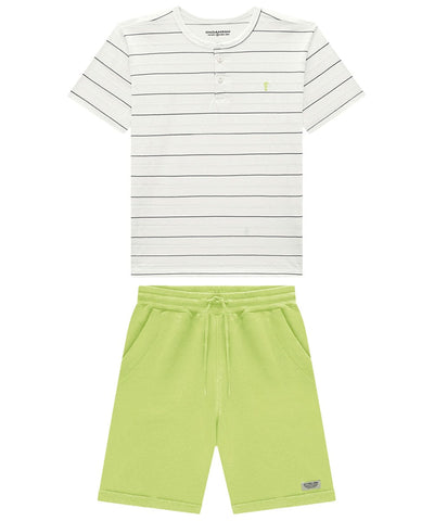 Conjunto OM Rayas Fluor