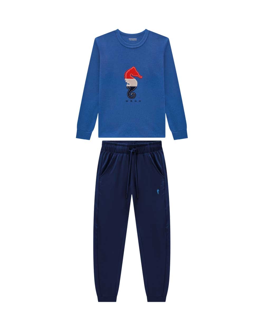 Conjunto OM Azul Francia Moleton