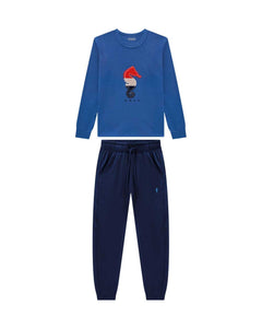 Conjunto OM Azul Francia Moleton