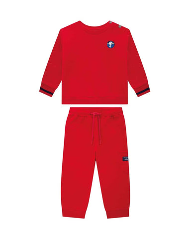 Conjunto OM Rojo Moleton bebe