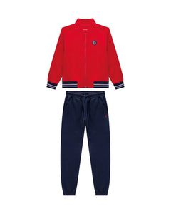 Conjunto OM Campera Rojo Azul