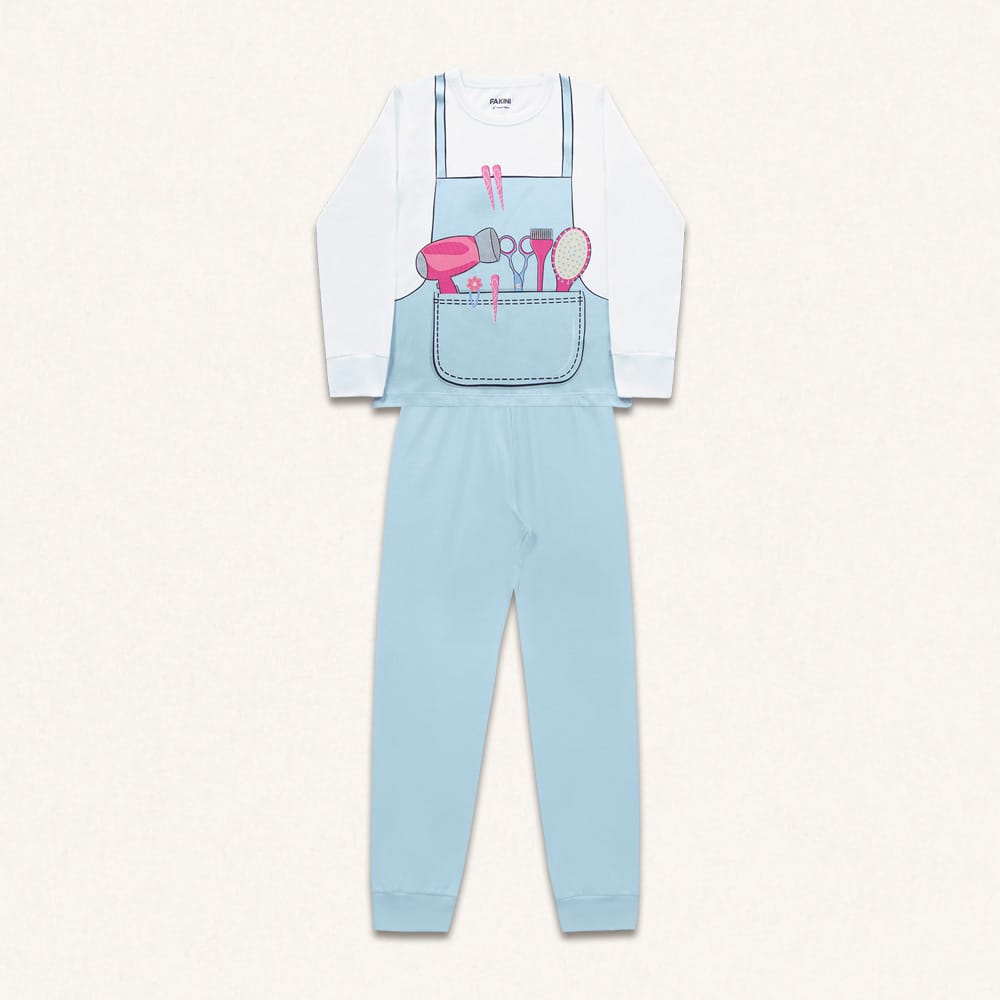 Pijama Algodón Peluquera