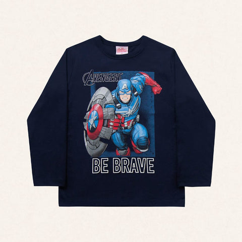 Remera Algodon Capitán América