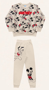 Conjunto Mickey Beige