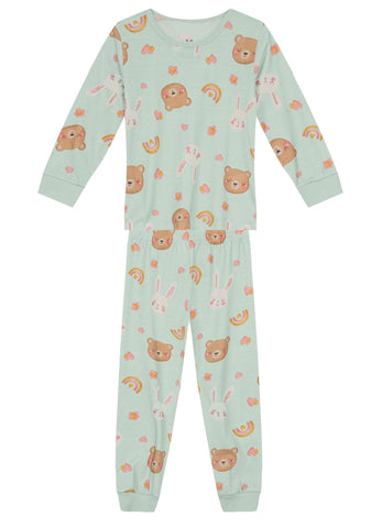 Pijama Osito VerdeAgua