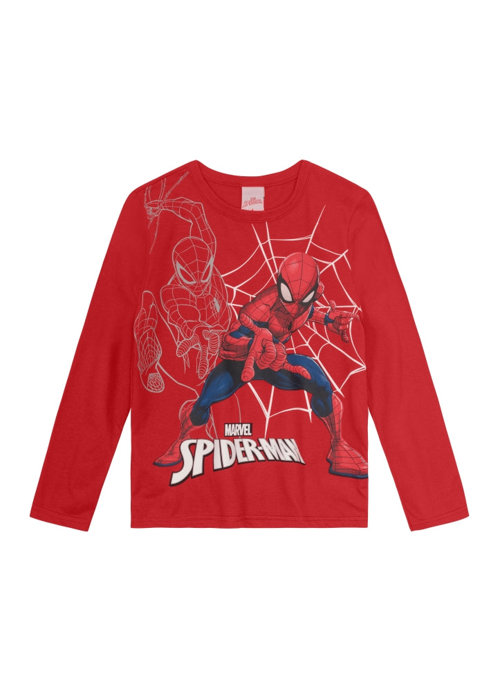 Remera Spiderman Roja Telaraña