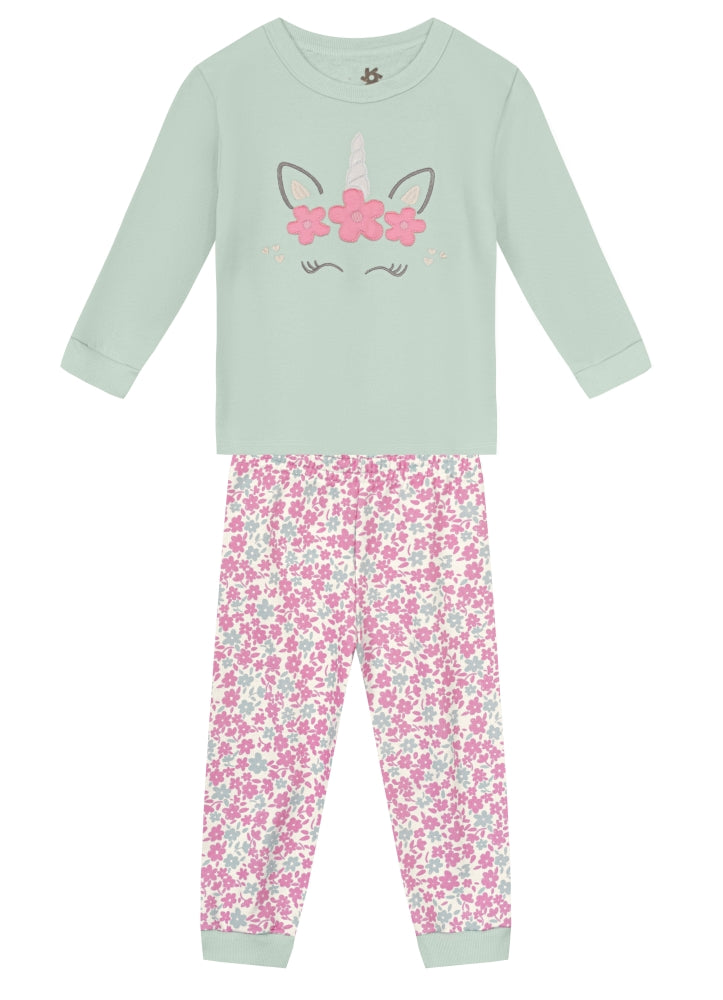 Conjunto Unicornio Menta