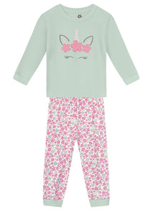 Conjunto Unicornio Menta