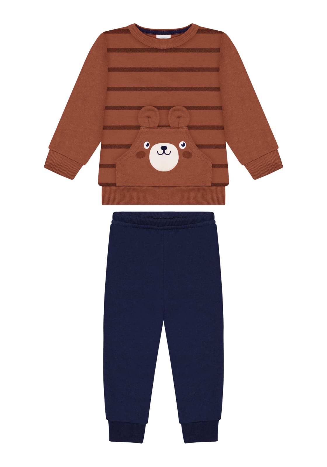 Conjunto Osito Rayas