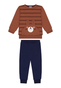 Conjunto Osito Rayas
