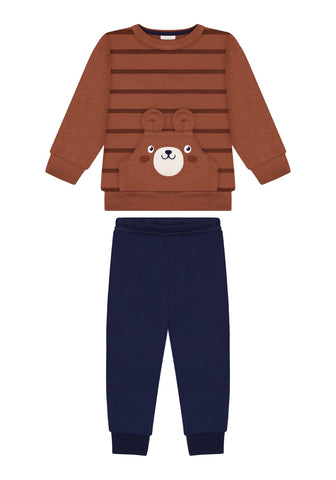 Conjunto Osito Rayas
