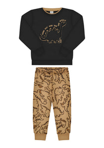 Conjunto Dino Negro Beige