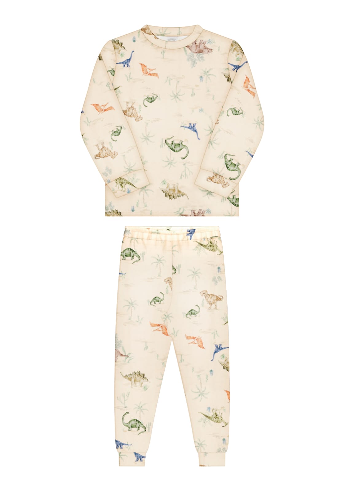 Pijama Dino Beige