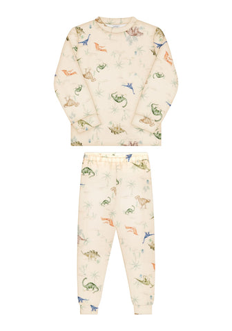 Pijama Dino Beige