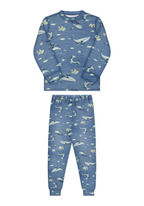 Pijama Peces Marino Azul