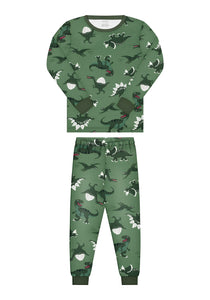 Pijama Verde Dino