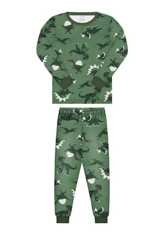 Pijama Verde Dino
