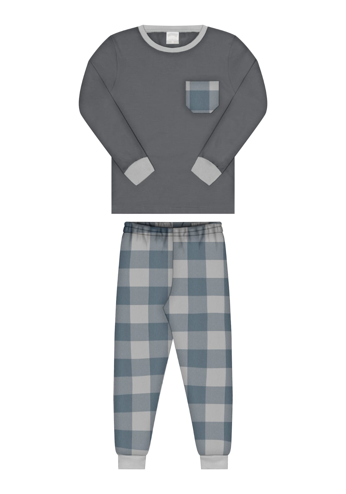 Pijama Gris Algodón