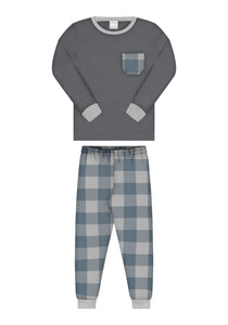 Pijama Gris Algodón