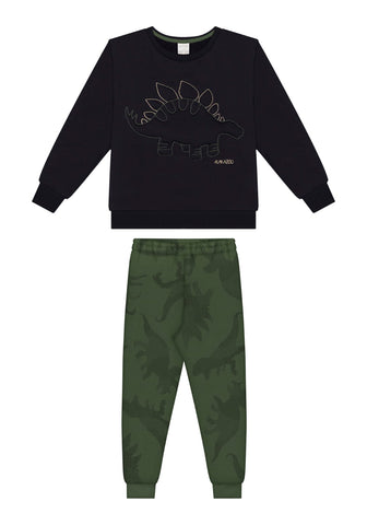 Conjunto Dino Negro