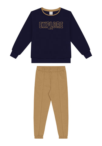 Conjunto Explore Azul