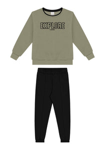 Conjunto Explore Verde Musgo
