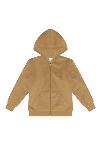 Campera Beige Felpuda