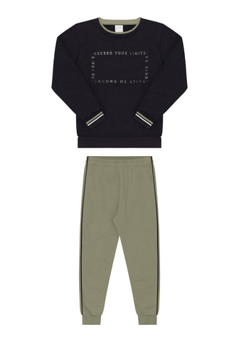Conjunto Negro Verde