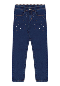 Pantalon Jeans Oscuro Estrellas
