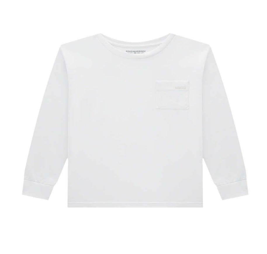 Remera OM Blanco Bolsillo
