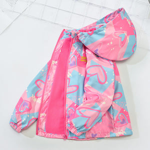 Campera Rompeviento Rosa