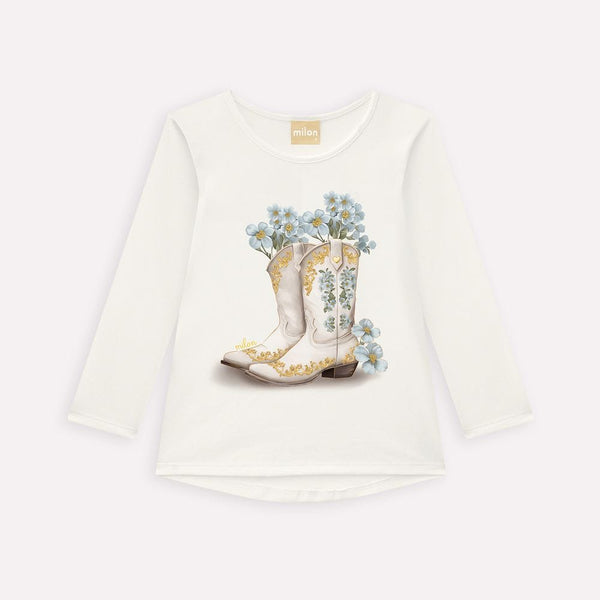 Conjunto Flores Celeste Nena
