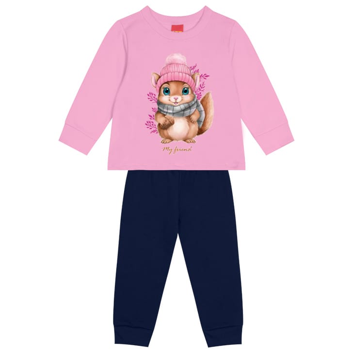 Conjunto Ardilla Rosa