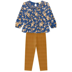Conjunto Azul Marrón Milon
