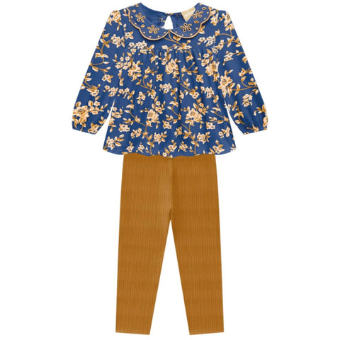 Conjunto Azul Marrón Milon