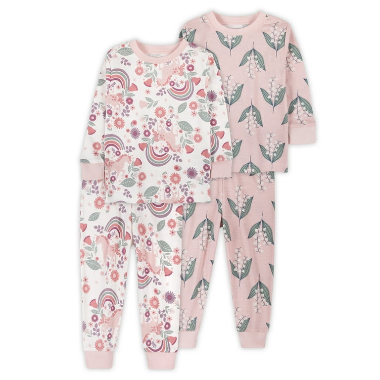 Pijama x4 Piezas Flores