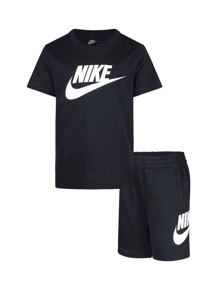 Conjunto Nike Algodón Negro Liso