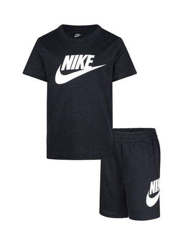 Conjunto Nike Algodón Negro Liso