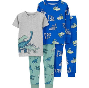 Pijama 4 Piezas Dino Carter's