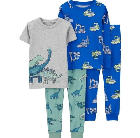 Pijama 4 Piezas Dino Carter's