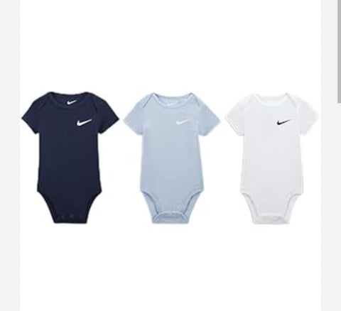 Pack Bodys Liso Nike bebe