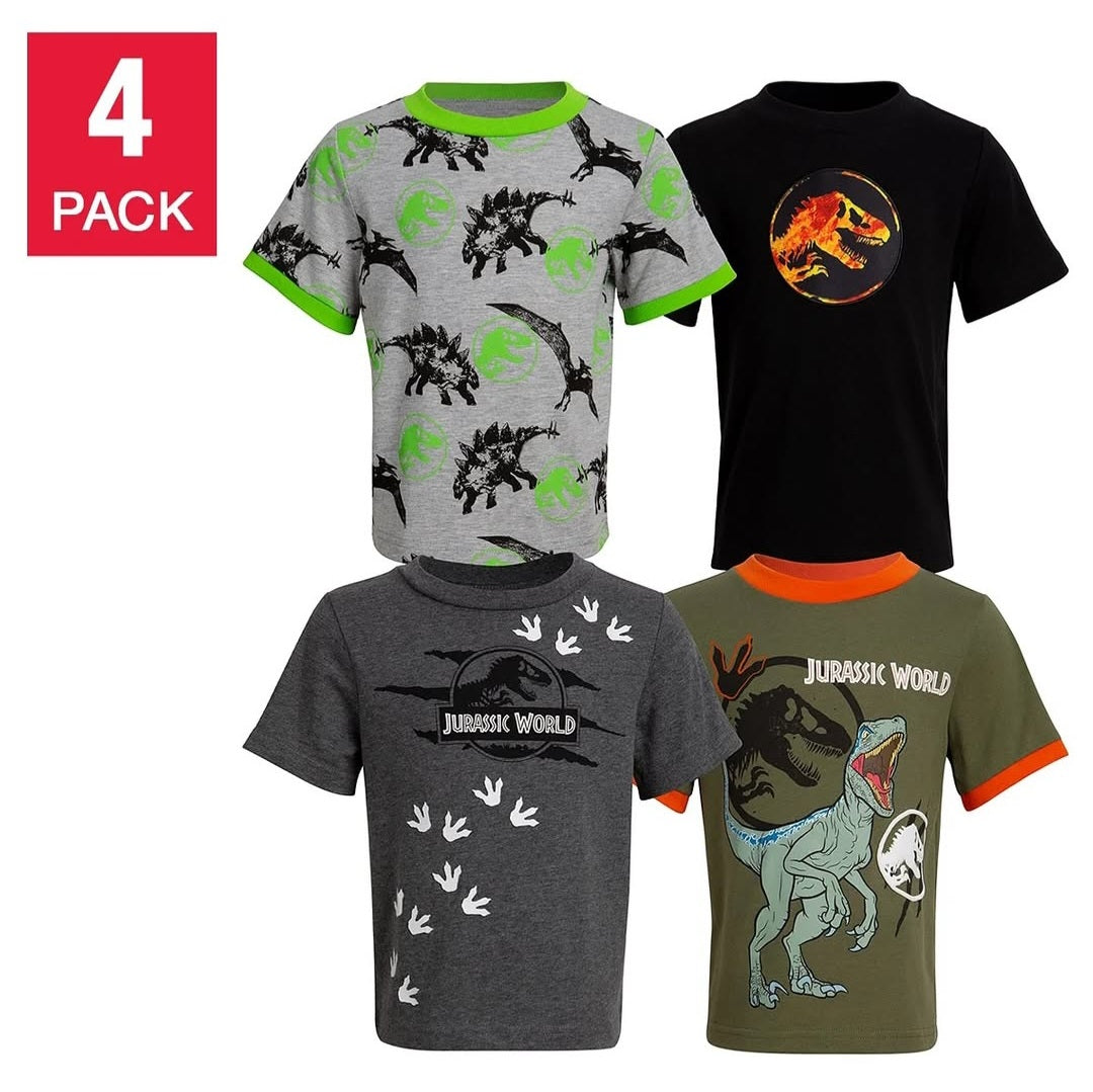 Pack x4 Remeras Jurassic World