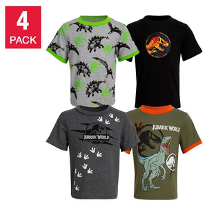 Pack x4 Remeras Jurassic World