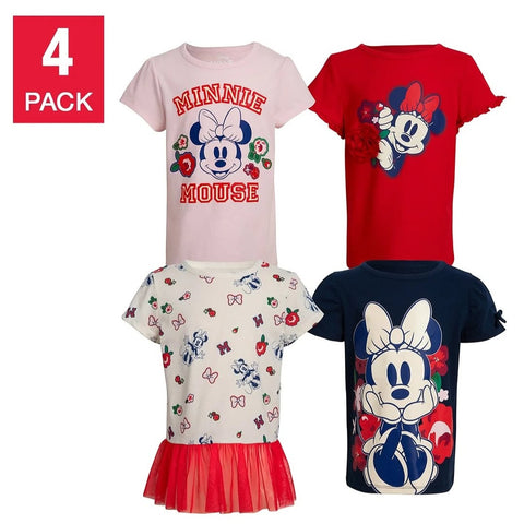 Pack x4 Remeras Minnie