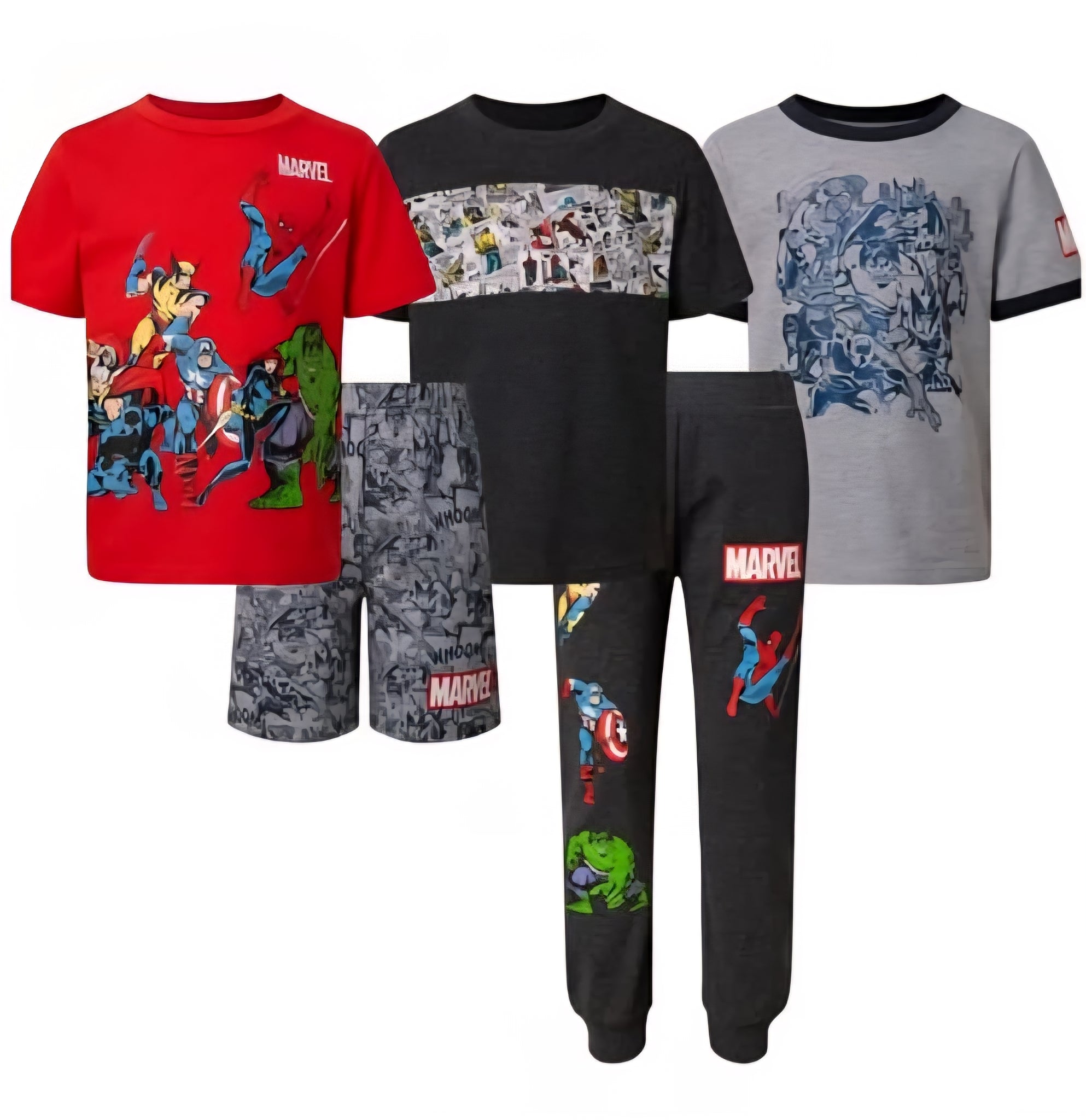 Set x5 Piezas Marvel