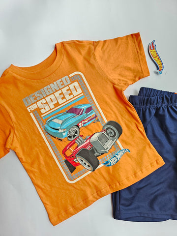 Conjunto Hot Wheels Naranja Azul