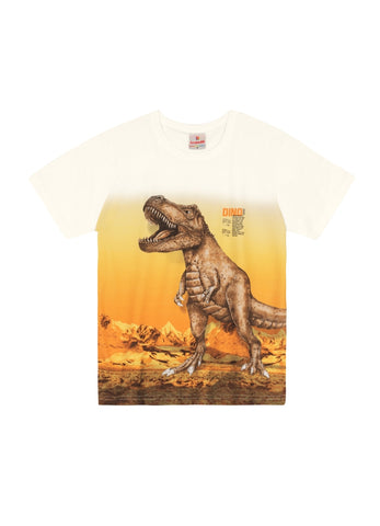 Remera Dino Blanca